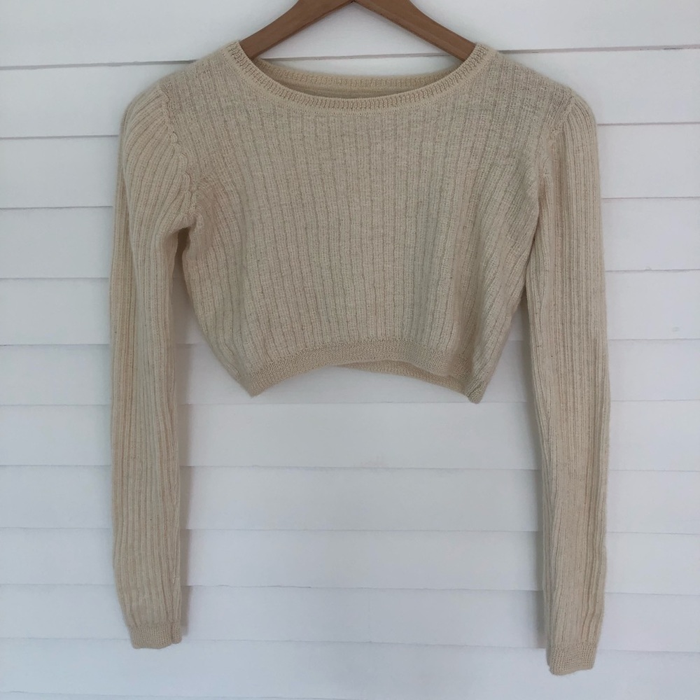 Reformation Cropped Sweater
